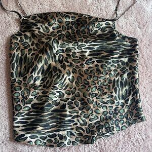 Leopard Print Women's Blouse